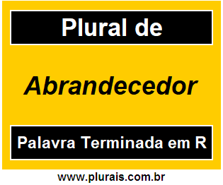 Plural de Abrandecedor