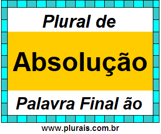 Plural de Absolução