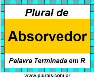 Plural de Absorvedor