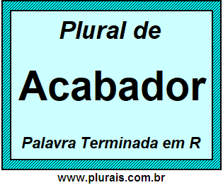 Plural de Acabador