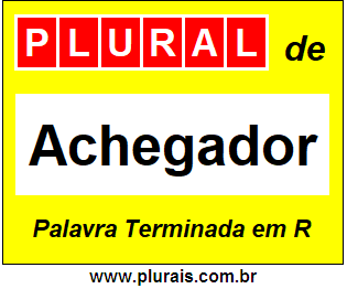 Plural de Achegador