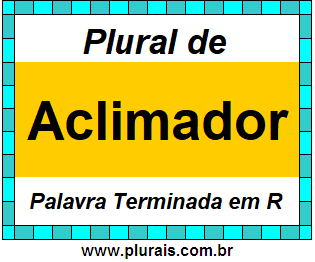 Plural de Aclimador