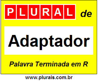 Plural de Adaptador