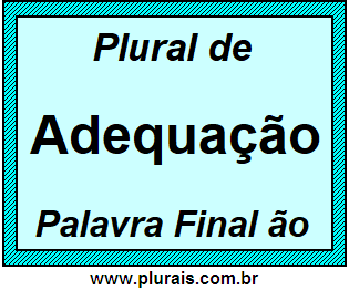 Plural de Adequação