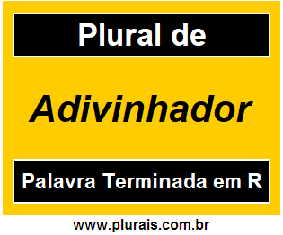 Plural de Adivinhador