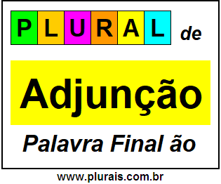 Plural de Adjunção