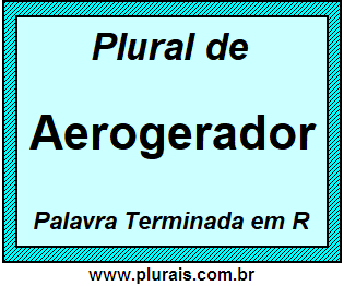 Plural de Aerogerador