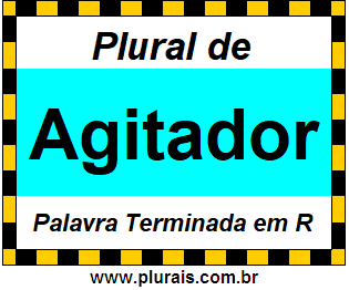 Plural de Agitador