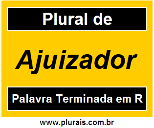 Plural de Ajuizador