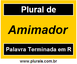 Plural de Amimador