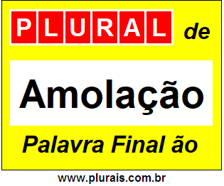 Plural de Amolação