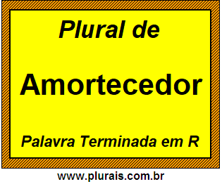 Plural de Amortecedor