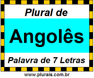 Plural de Angolês