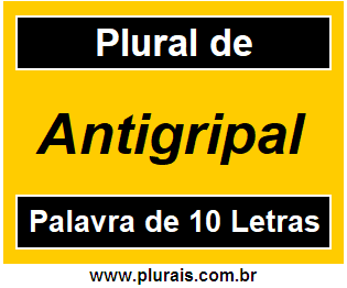 Plural de Antigripal