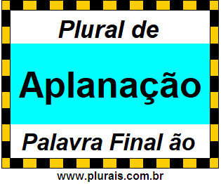 Plural de Aplanação