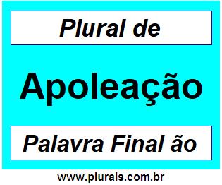 Plural de Apoleação