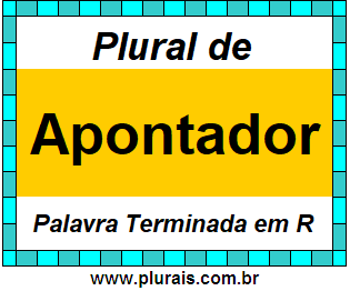 Plural de Apontador