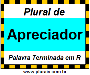 Plural de Apreciador