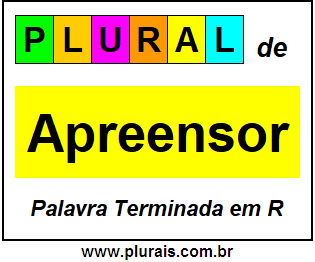 Plural de Apreensor