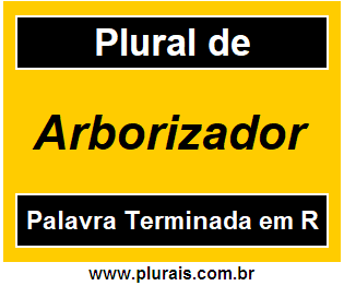 Plural de Arborizador