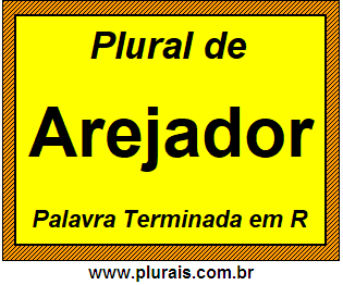 Plural de Arejador