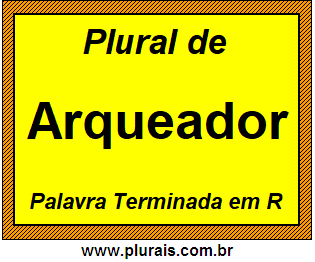 Plural de Arqueador