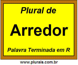 Plural de Arredor