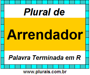 Plural de Arrendador