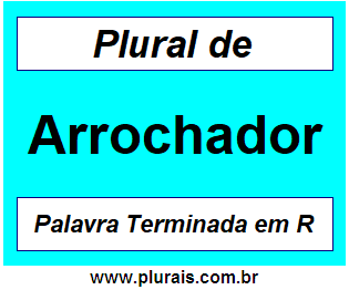 Plural de Arrochador