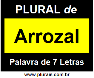 Plural de Arrozal