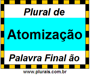 Plural de Atomização