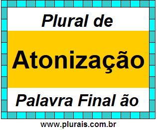 Plural de Atonização