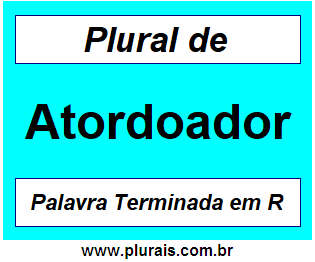 Plural de Atordoador