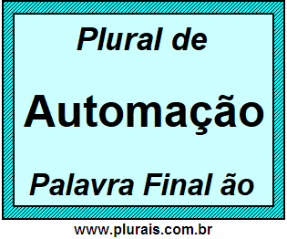 Plural de Automação