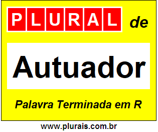 Plural de Autuador