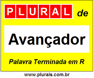 Plural de Avançador