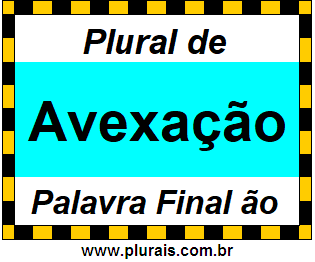 Plural de Avexação