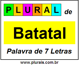 Plural de Batatal