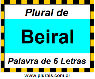 Plural de Beiral