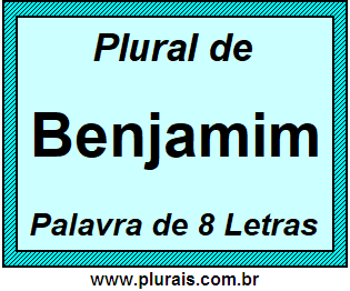 Plural de Benjamim