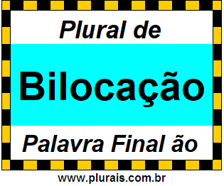 Plural de Bilocação