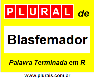 Plural de Blasfemador