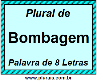 Plural de Bombagem