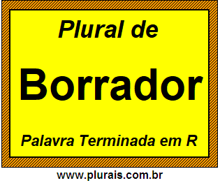 Plural de Borrador