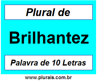 Plural de Brilhantez