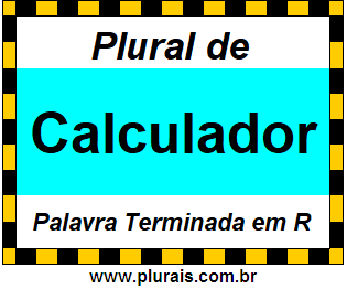 Plural de Calculador