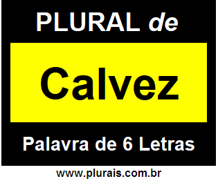 Plural de Calvez