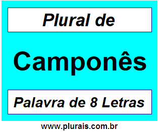 Plural de Camponês