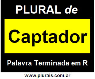 Plural de Captador