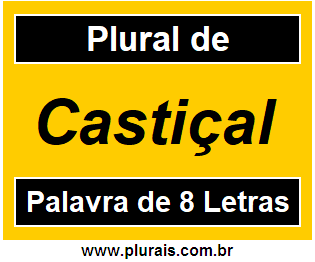 Plural de Castiçal